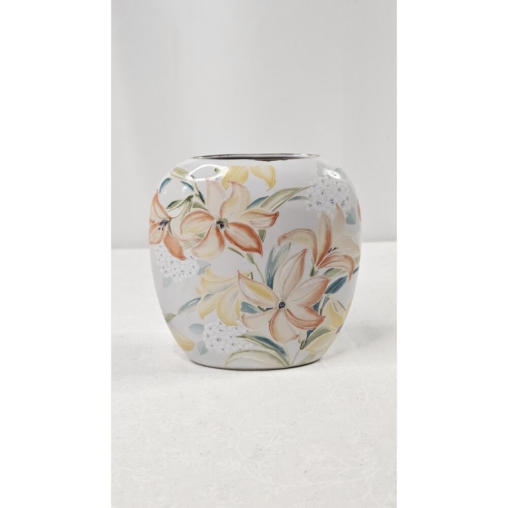Vintage Flora Design Mini Vase Kimiko Ikeda Otagiri Japan Mid-Century Boho Retro